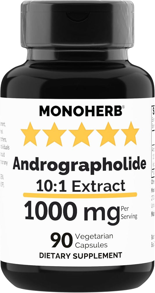 Andrographolide Extract 1000 mg - 90 Vegetarian Capsules