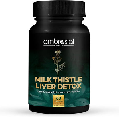 AMBROSIAL Milk Thistle Capsules - Pack of 1-60 Capsules