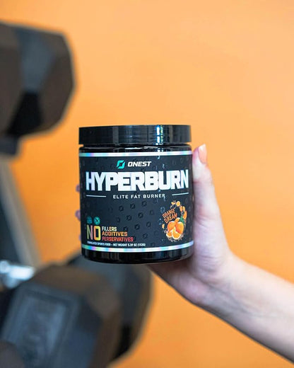 ONEST Hyperburn Fat Burner Powder – 153g (30 Servings), Enhanced Energy Boost & Performance Support Supplement Metabolism Booster & Sports Nutrition Powder for Men and Women