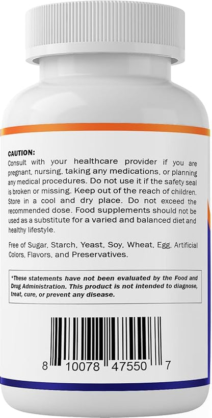 Vitamatic Copper Bisglycinate 6 mg Made with Vitamin D3 2000 IU, Zinc 50mg, Selenium 50mcg - 240 Tablets - Non-GMO & Gluten Free