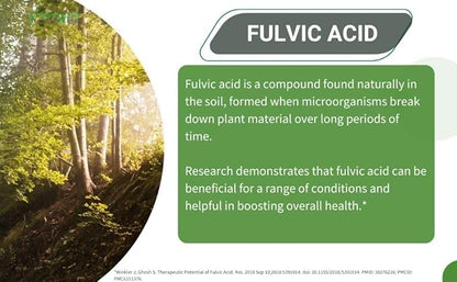 Organic Fulvic Acid + 72 Trace Minerals | Digestion | Hydration | Keto, Dietary Supplement Drop| Energy | pH Balance | 2-Month Supply | The Healthy Life 4 ME