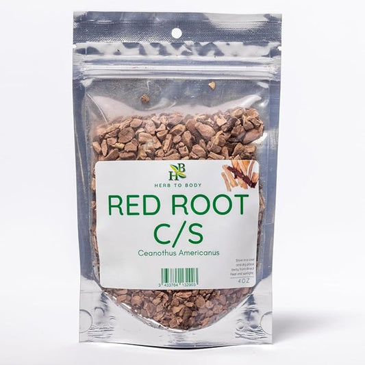Red Root C/S | Cut & Sifted | Ceanothus Americanus | Wildcrafted | 4oz