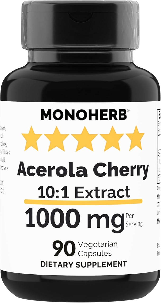 Acerola Cherry Extract 1000 mg - 90 Capsules