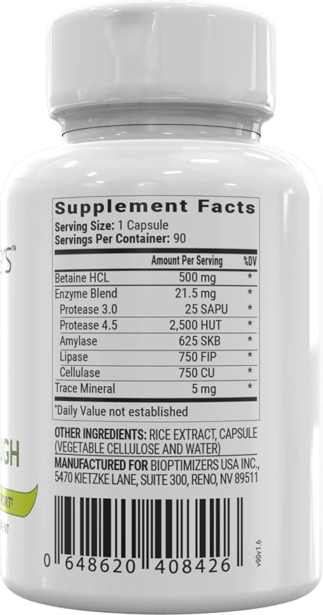 BiOptimizers - P3-OM (60 Capsules) and HCL Breakthrough (90 Capsules) Supplement Bundle