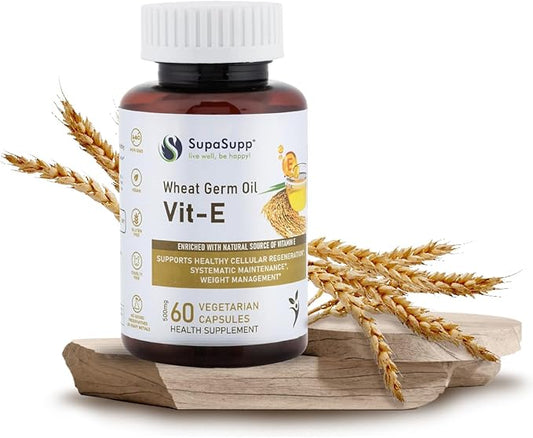 SRI SRI TATTVA VIT-E Wheat Germ Oil, 500mg (60 Capsules)