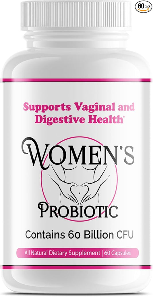 Probiotics for Women Promotes Inflamation and Metabolism Regulation, Vaginal, Urinary, Gut, Digestive and Immune Health 120 Billion CFU