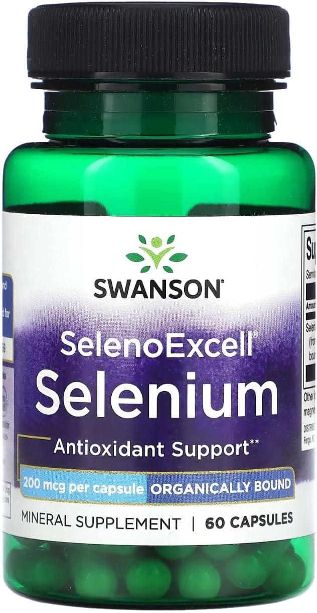 Swanson Selenoexcell Selenium 200 mcg 60 Capsules