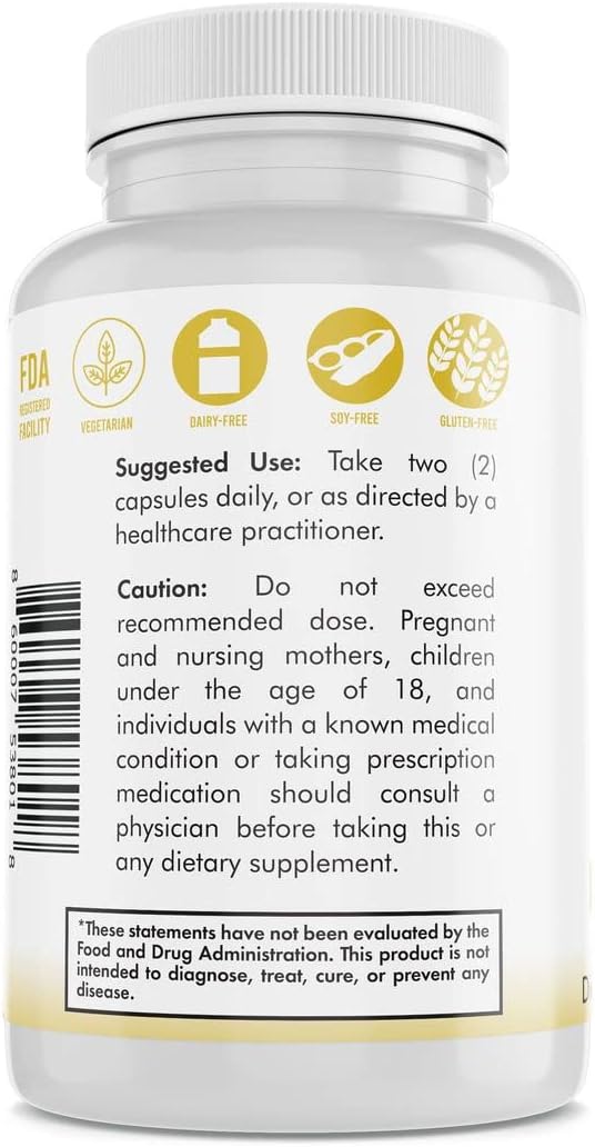 Turmeric Curcumin Resveratrol Nutritional Supplement, Antioxidant Properties, Supports Good Inflammation and Immune System, 120 Vegan Capsules