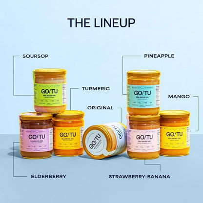 GO/TU Sea Moss Gel – 8oz Elderberry | Pure, Shelf-Stable Superfood | Nature’s Multivitamin