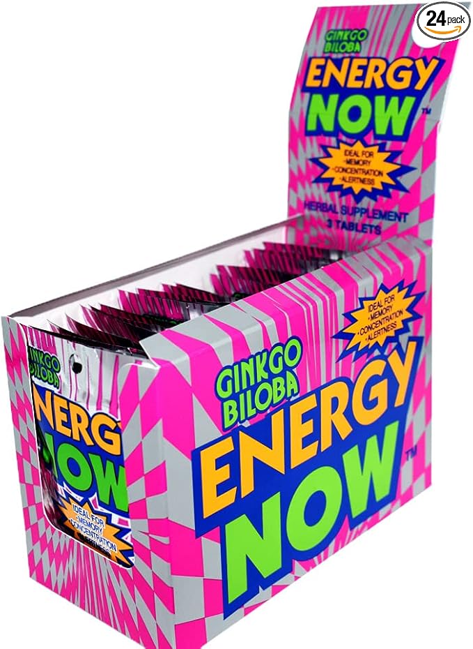 Energy Now Ginkgo Biloba 24pk Box
