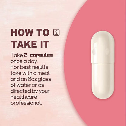 Vaginal Probiotic for Women's pH Balance Health,with Prebiotics &Lactobacillus Probiotic Blend,Boost Immune,Digestive,Gut,Promote Healthy Vaginal Odor & Vaginal Flora,60 Capsules[1-Month Supply]