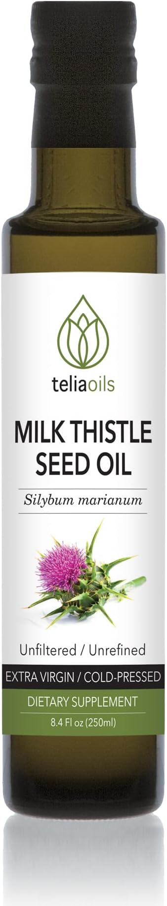 Teliaoils Milk Thistle Seed Oil Supplement (8.4 Fl oz)