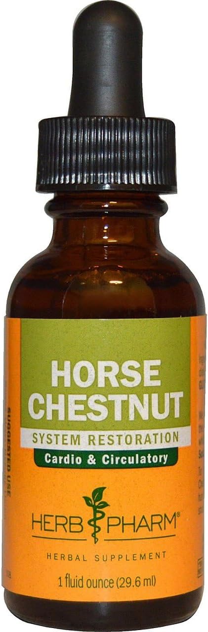 Herb Pharm Liquid Extract for Healthy Veins and Circulation, Horse Chestnut, 1 Fl Oz