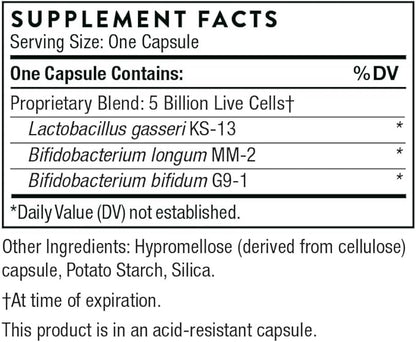 THORNE FloraMend Prime Probiotic - Shelf Stable and Stomach Acid-Resistant* Probiotic Blend - 30 Capsules