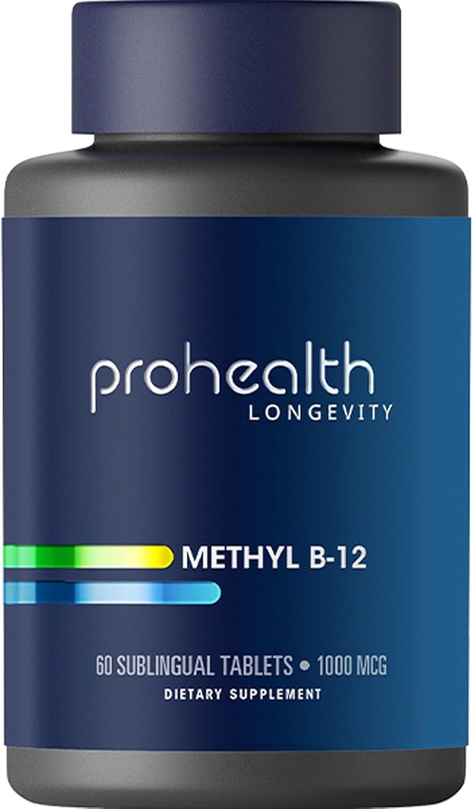 ProHealth Methyl B-12 Methylcobalamin (1000 mcg, 60 sublingual Tablets) (Vitamin B-12)