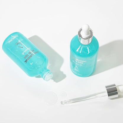 FARMSTAY Hyaluronic Acid 100 Ampoule - Hydrating Hyaluronic Acid Treatment - Helps Maintain Water and Oil Balance - Strengthens Skin Barrier - 3.38 oz