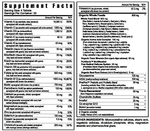 Youngevity Beyond Tangy Tangerine 2.0 Multi-Vitamin & Mineral Complex - Made with Natural & Whole Foods | 160,000 ORAC | 120 Tablets - 3-Pack