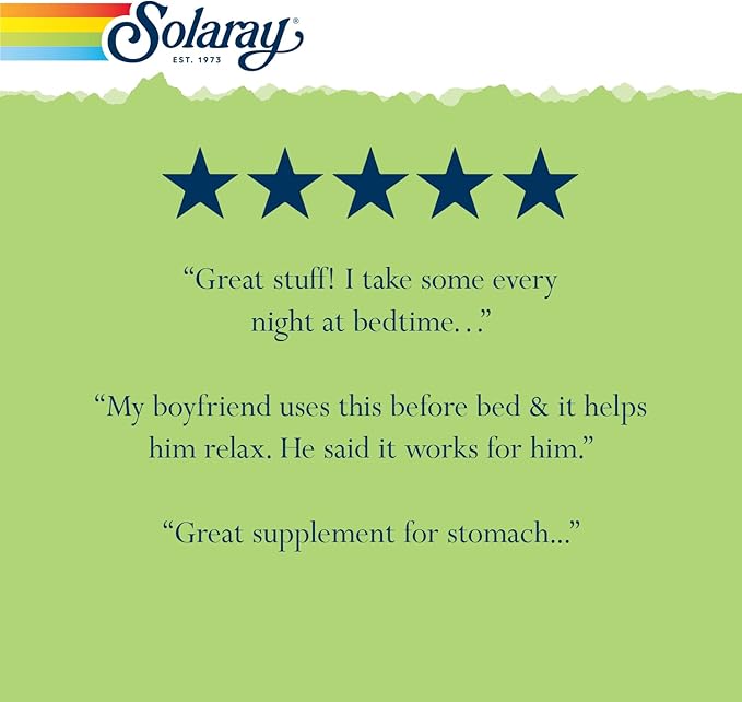 SOLARAY Chamomile, Soothing Support for Digestion, Respiratory Tract and Relaxation, 100 Servings, 100 VegCaps