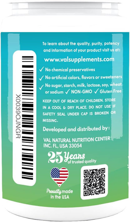 VAL MG Experts Magnesium Glycinate Plus B6 & Potassium - Stress Relief - 90 Tablets