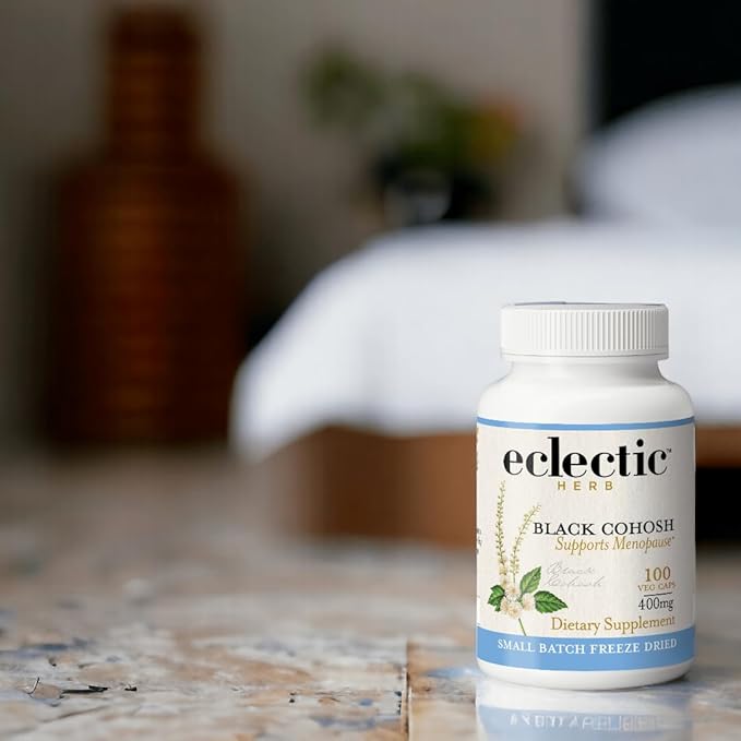 ECLECTIC INSTITUTE Raw Fresh Freeze-Dried Non-GMO Black Cohosh | 100 CT (370 mg)