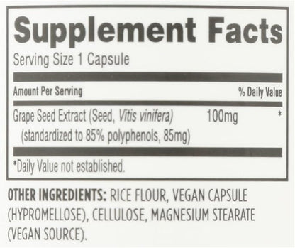 Whole Foods Market, Grape Seed Extract, 120 ct