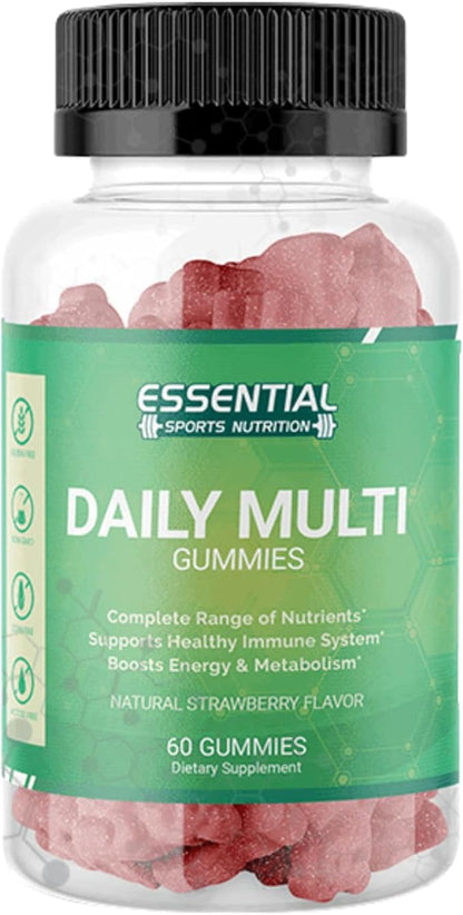 Adult Multivitamin for Men & Women | 60 Gummies | Vitamins A, C, D, E, B-6 and B-12 | 30 Day Supply
