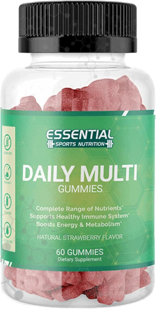 Adult Multivitamin for Men & Women | 60 Gummies | Vitamins A, C, D, E, B-6 and B-12 | 30 Day Supply