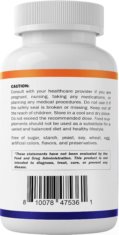 Vitamatic Glucosamine Sulfate Supplement, 1500mg, 120 Servings, 240 Capsules