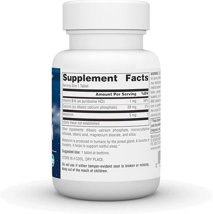 Source Naturals Sleep Science Melatonin, Helps Promote Sleep*, 5 mg - 60 Tablets