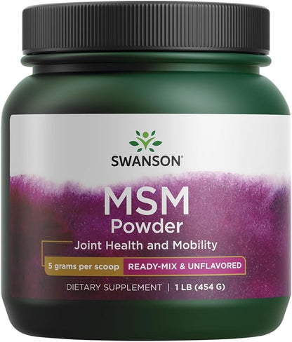 Swanson Msm Powder 1 lb (454 g) Pwdr