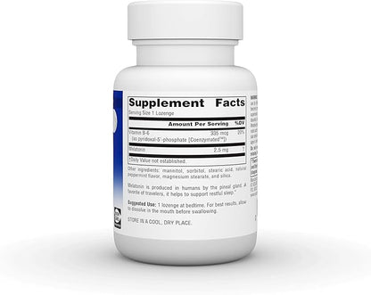 Source Naturals Sleep Science Melatonin 2.5mg Sleep Support Peppermint Flavor That Promotes Restful Sleep and Relaxation - Supports Natural Sleep/Wake Patterns and Rhythms - 120 Lozenges