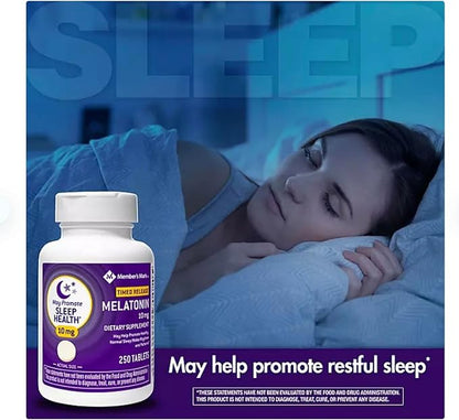 Member's Mark 10 mg Melatonin Dietary Supplement (250 ct.)