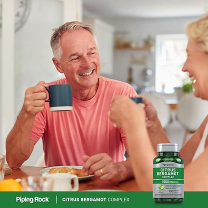 Piping Rock Citrus Bergamot Extract 1500mg | 100 Capsules | Complex Supplement | Vegetarian, Non-GMO, Gluten Free