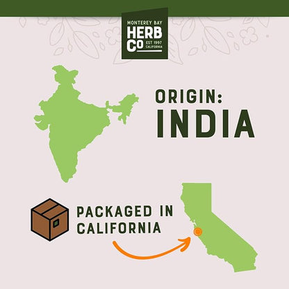 MONTEREY BAY HERB CO. Ginger Root Powder | Pungent Spice | Add to Foods | Use in Bath Soaks & Body Scrubs (1/4 Pound, Powder)