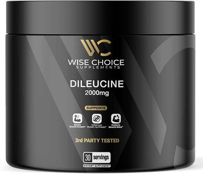 Wise Choice Dileucine Peptide Supplement Powder | 2000mg Leucine Peptide for Muscle Growth & Recovery | Supports Protein Synthesis | 30 Servings