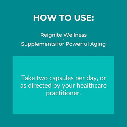Reignite Wellness by JJ Virgin | Magnesium Body Calm | Chelated Magnesium Supplement for Energy Production, Sense of Calm & Immune Support | Magnesium Bisglycinate Chelate Complex | 120 Capsules