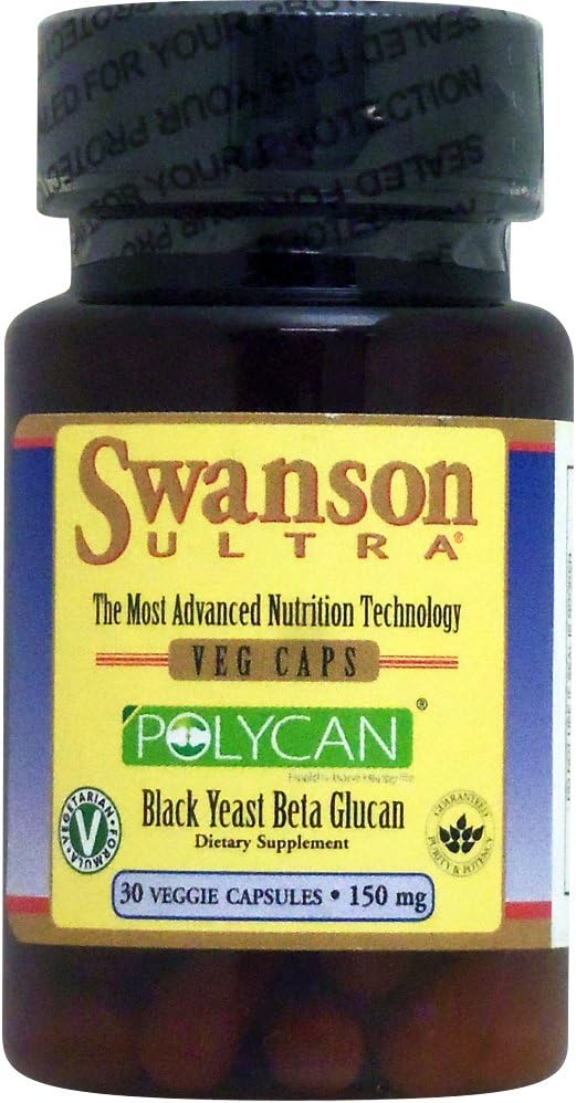 Swanson ULT Black Yeast POLYCAN 150MG 30VGC