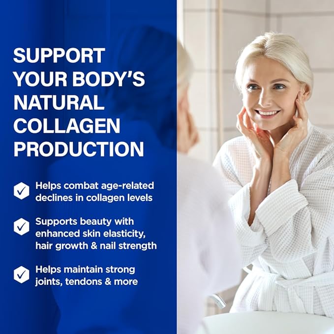 BioTrust Ageless Collagen Booster, Powerfully Support Beauty from Within, Plant-Based Collagen Builder, Glowing Skin, Gorgeous Hair, Beautiful Nails, Healthy Joints, 60 Capsules (30 Servings)