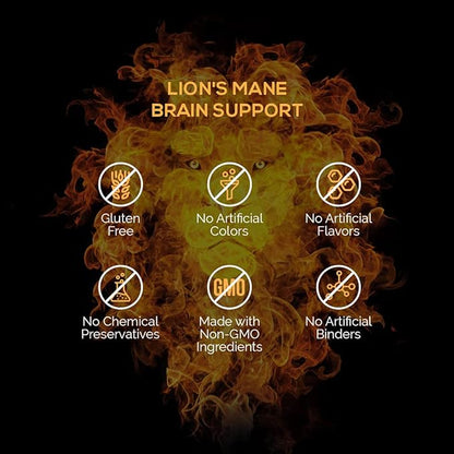 Intelligent Labs Lion’s Mane Mushroom Capsules, Extracted from The Fruiting Bodies of Hericium Erinaceus, Minimum 25% Beta Glucans, No Grain Fillers, 2-Month Supply