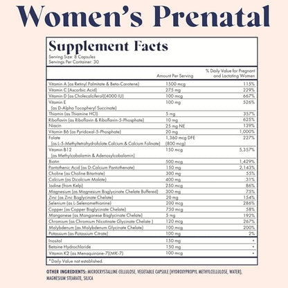 Fertility Trio | Prenatal Vitamin Lemon + DHA & Fertility Booster | Choline, Folate, Omega 3, Coq10, NAC, 26+ Vital Nutrients | Dietitian-formulated, Non-GMO, 3rd Party Tested, 30 Servings