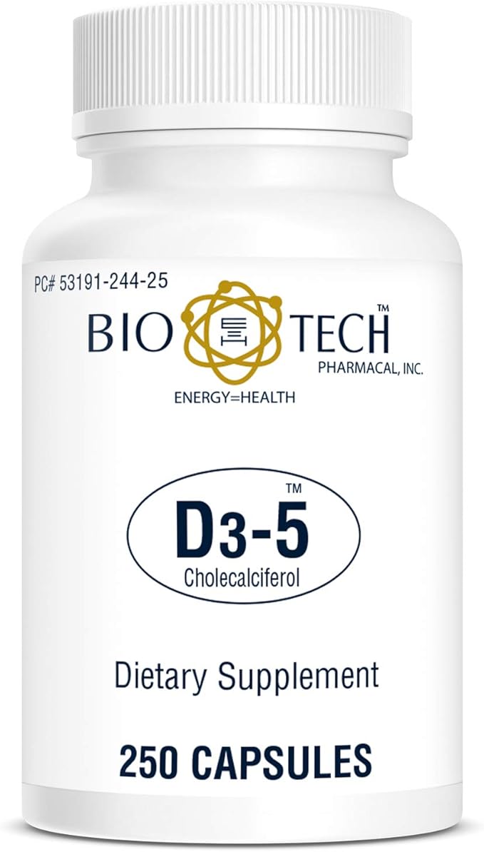 Bio-Tech Pharmacal Vitamin D3 (D3 5k IU, 250 Count)