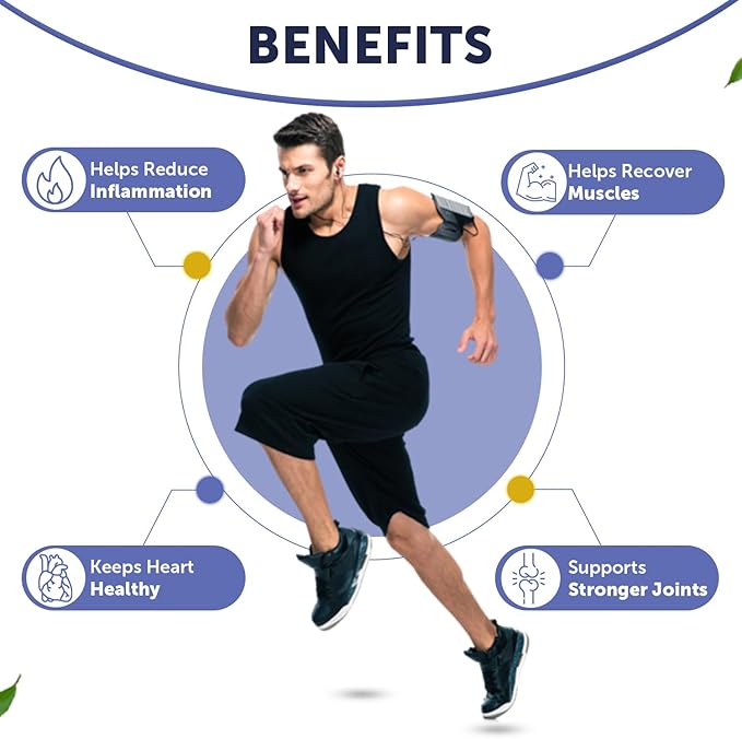 Deep Sea Fish Oil (60 Softgels) Omega 3 Supplement Triple Strength 2500 Mg for Muscle, Joints, Heart & Cognitive Support | No Fishy Burps with Lemon Flavour for Men & Women | (Pack of 1)