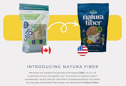 All-Natural Organic Fiber Powder Supplement, Plant-Based Whole Food Ingredients, No Artificial Colors or Flavors