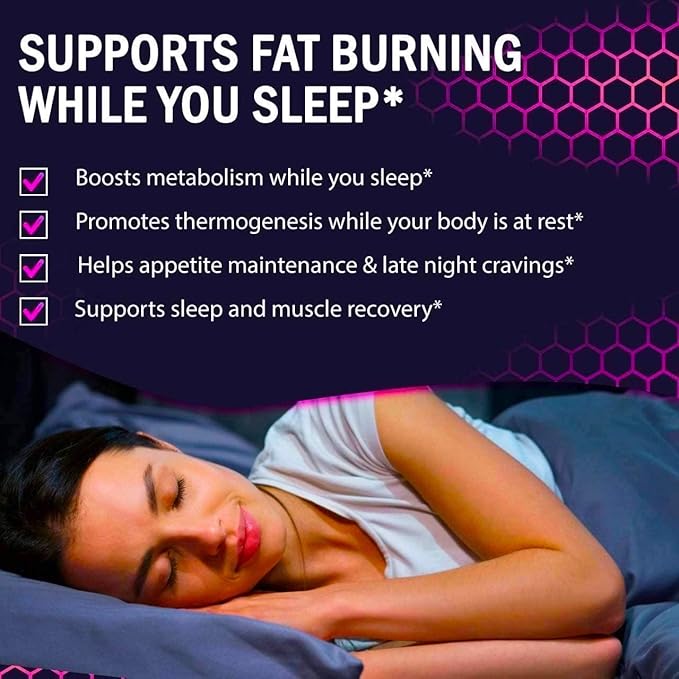 (2 Pack) Night Time Weight Loss Pills for Women - Advanced Weight Loss Supplement - Fat Burners for Women - Diet Pills That Work Fast - Belly Fat Burner - Appetite Suppressant - Made in USA
