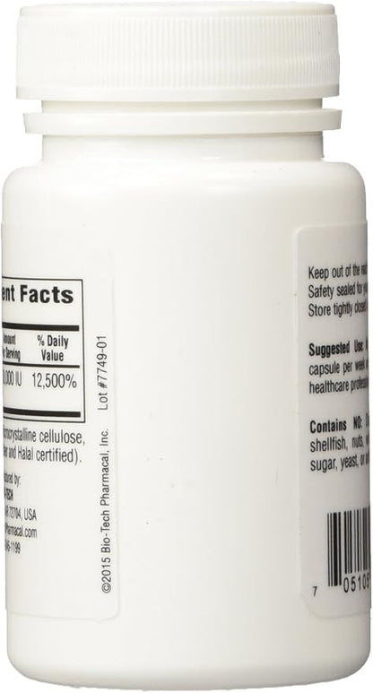 BioTech Pharmacal - D3-50 (50,000 IU) - 100 Caps (FFP)