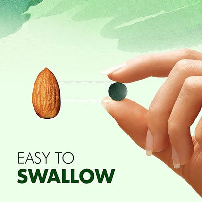 Chlorella Tablets Mega-Pack 1000 Tablets Cracked Cell, Raw, Non-GMO. 100% Pure Chlorella Pyrensoidosa. Green Superfood. High Protein, Chlorophyll & Nucleic acids. No preservatives or fillers - 4-Pack