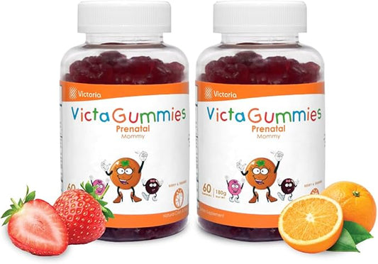 Dr. T Prenatal Gummies for Expectant Moms 180g - Berry & Orange Flavor - Healthy Pregnancy - Proper Baby Growth - Prenatal Nutrition - 60 Pectin Gummies (2)