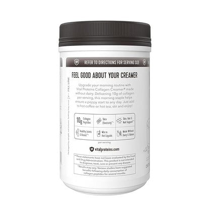 Vital Proteins Collagen Coffee Creamer, Coconut Milk based & Low Sugar Powder with Collagen Peptides Supplement - Supporting Healthy Hair, Skin, Nails with Energy-Boosting MCTs - Mocha 11.2oz