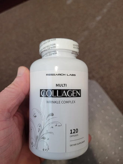 Research Labs 2 for 1 Promo 240 Collagen Pills - 6000 mg Per Day. Grass Fed Anti-Aging Support for Skin, Joints, Tendons, Bones, Hair and Nails. Paleo Friendly. Collagen Peptides Powder Supplement…