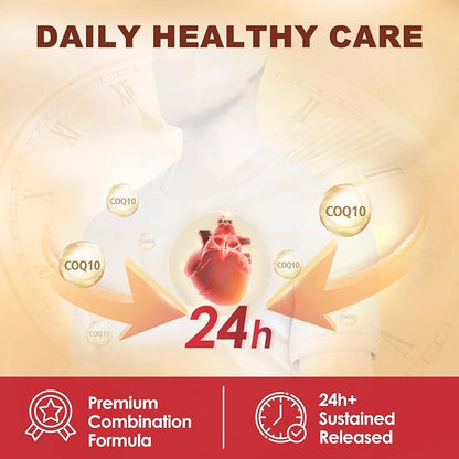 CoQ10 400mg SoftGels COQ10 - CQ10 Coenzyme Q10 Supplement, Plus PQQ, Omega 3, and Vitamin E, for Heart and Cellular Energy, 120 Servings
